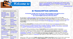 Desktop Screenshot of ibtranscriptionservices.co.uk